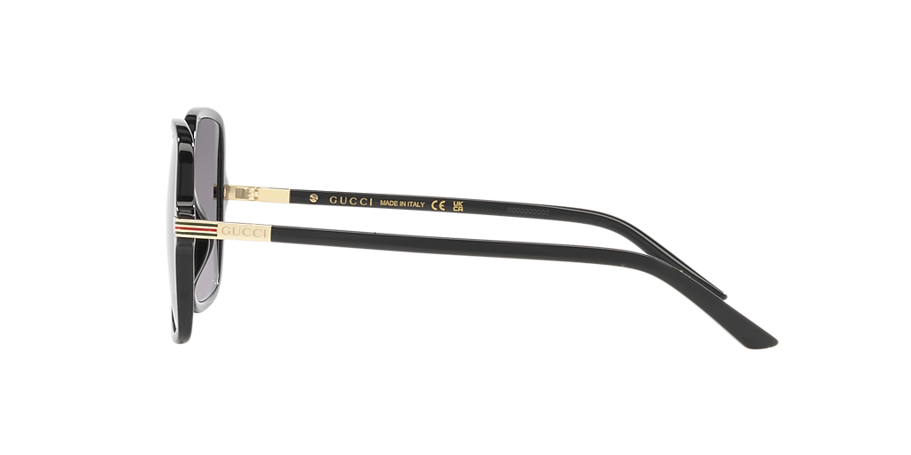 GG1449S غوتشي أسود/رمادي مقاس متوسط