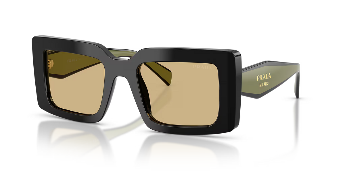 PR D01S PRADA Black/Yellow M