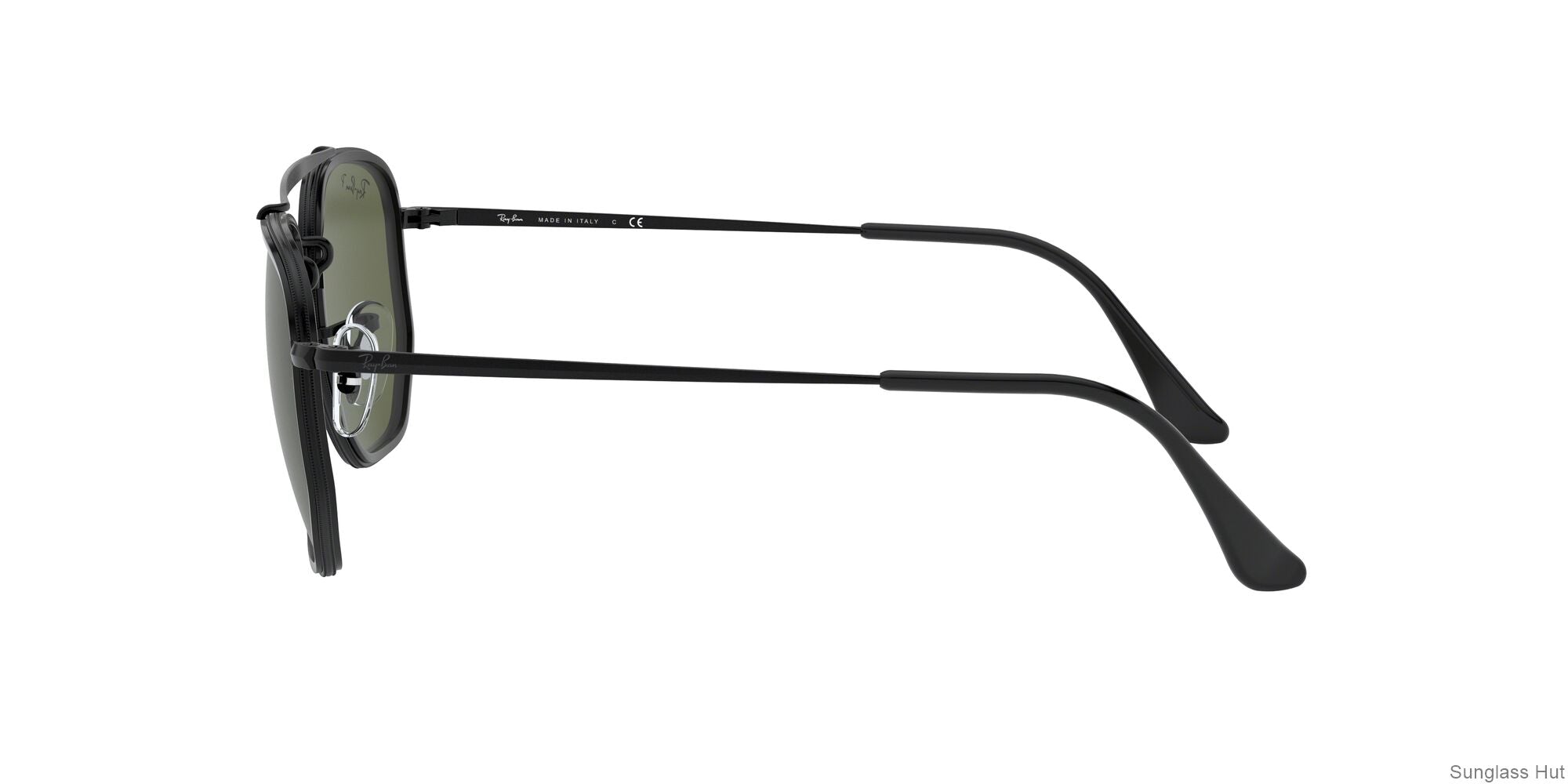 RB3648M أسود/مستقطب أخضر كلاسيكي G-15/مستقطب STD