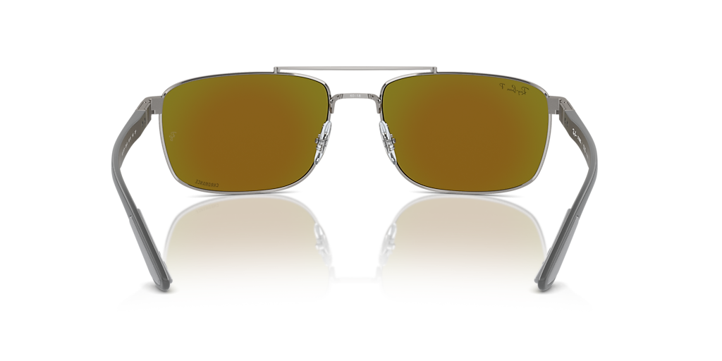 RB3737CH RB3737 Chromance Ray-Ban فضي/أخضر XXL