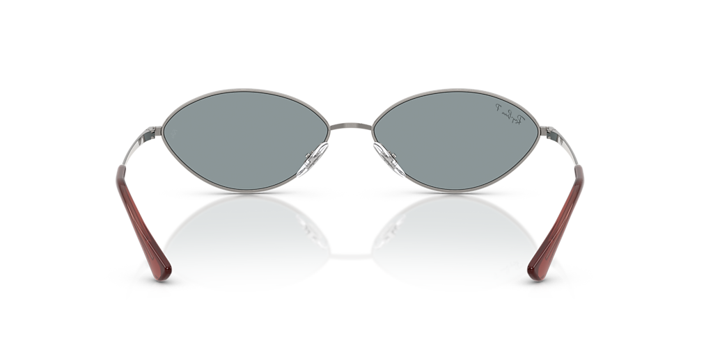 RB3757 Silver/Azure/Polarized XL