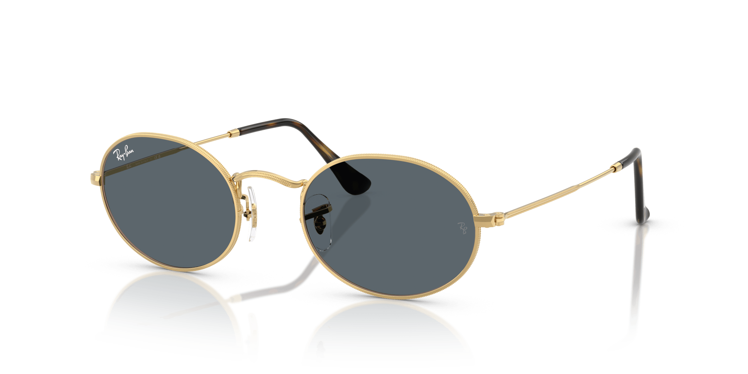 RB3547N RAY-BAN ذهبي/أزرق M