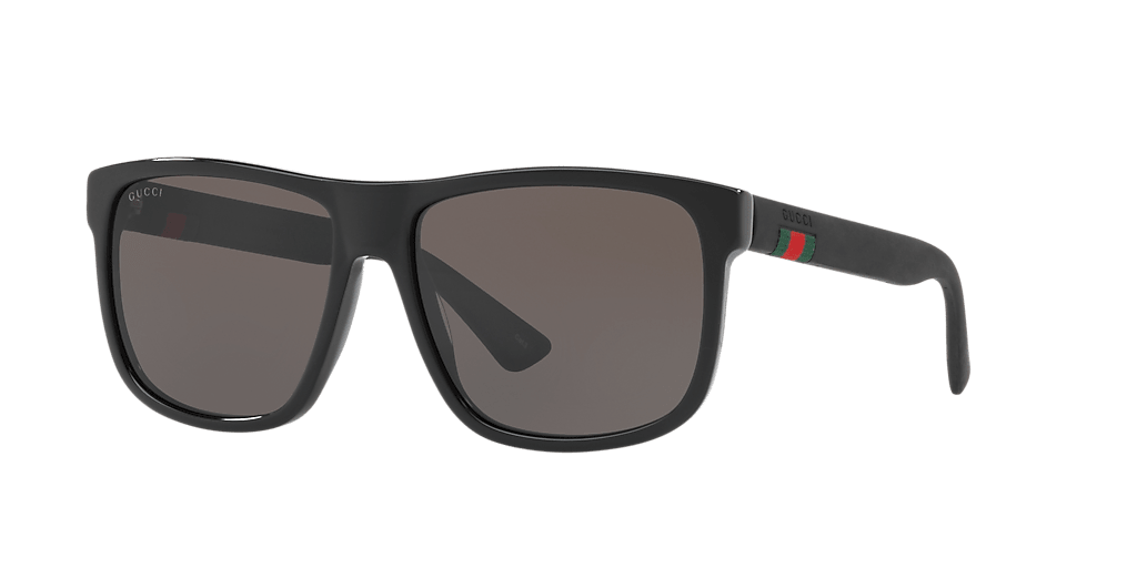 GG 0010S Gucci Black Grey XL