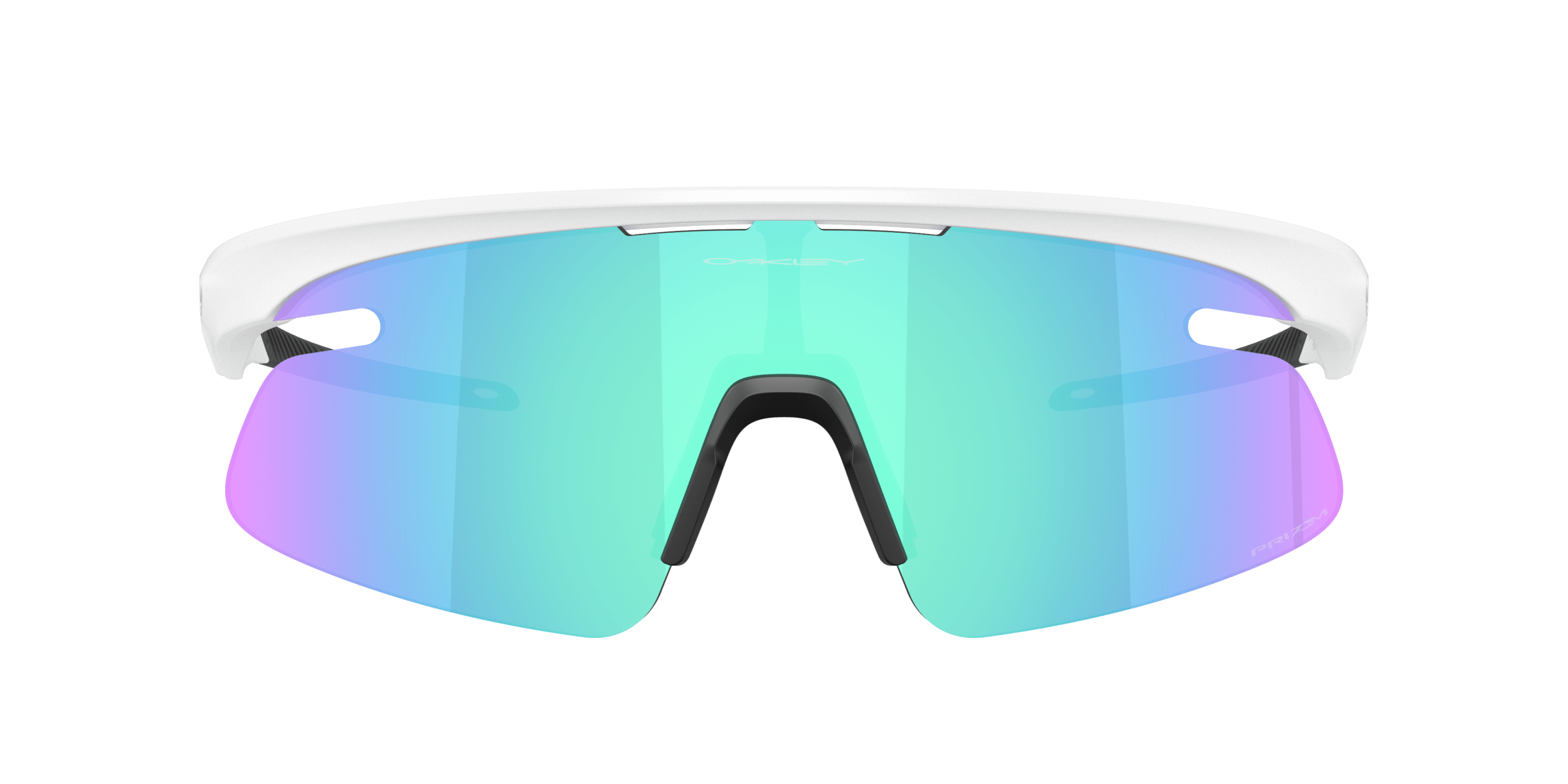 RSLV Lite OAKLEY أبيض غير لامع/بريزم ياقوتي XXL