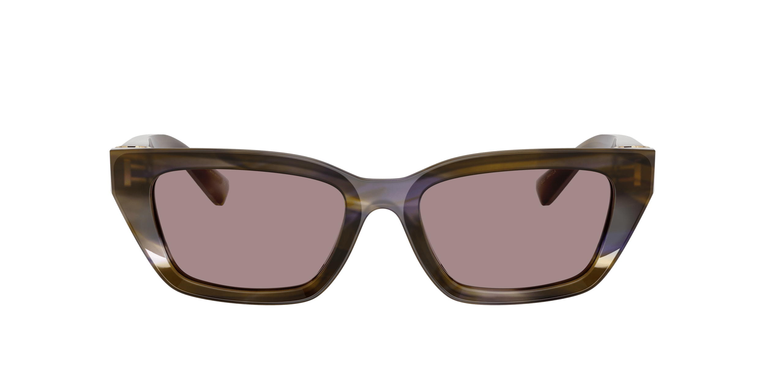 DG4532 DOLCE & GABBANA Striped Olive/Violet S
