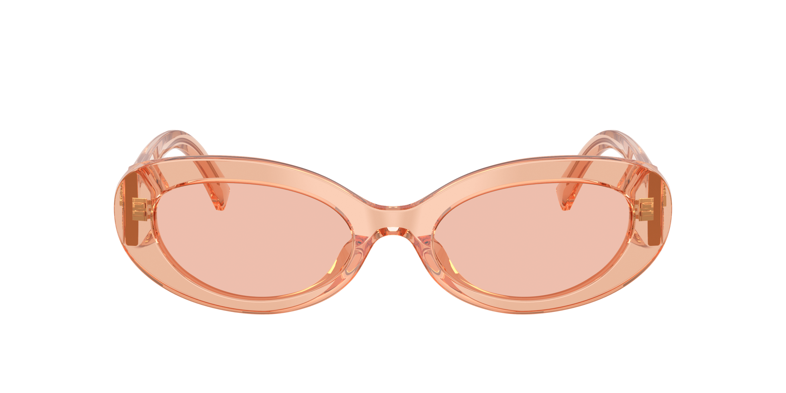 DG4537 DOLCE & GABBANA شفاف بلون البشرة/وردي داكن S