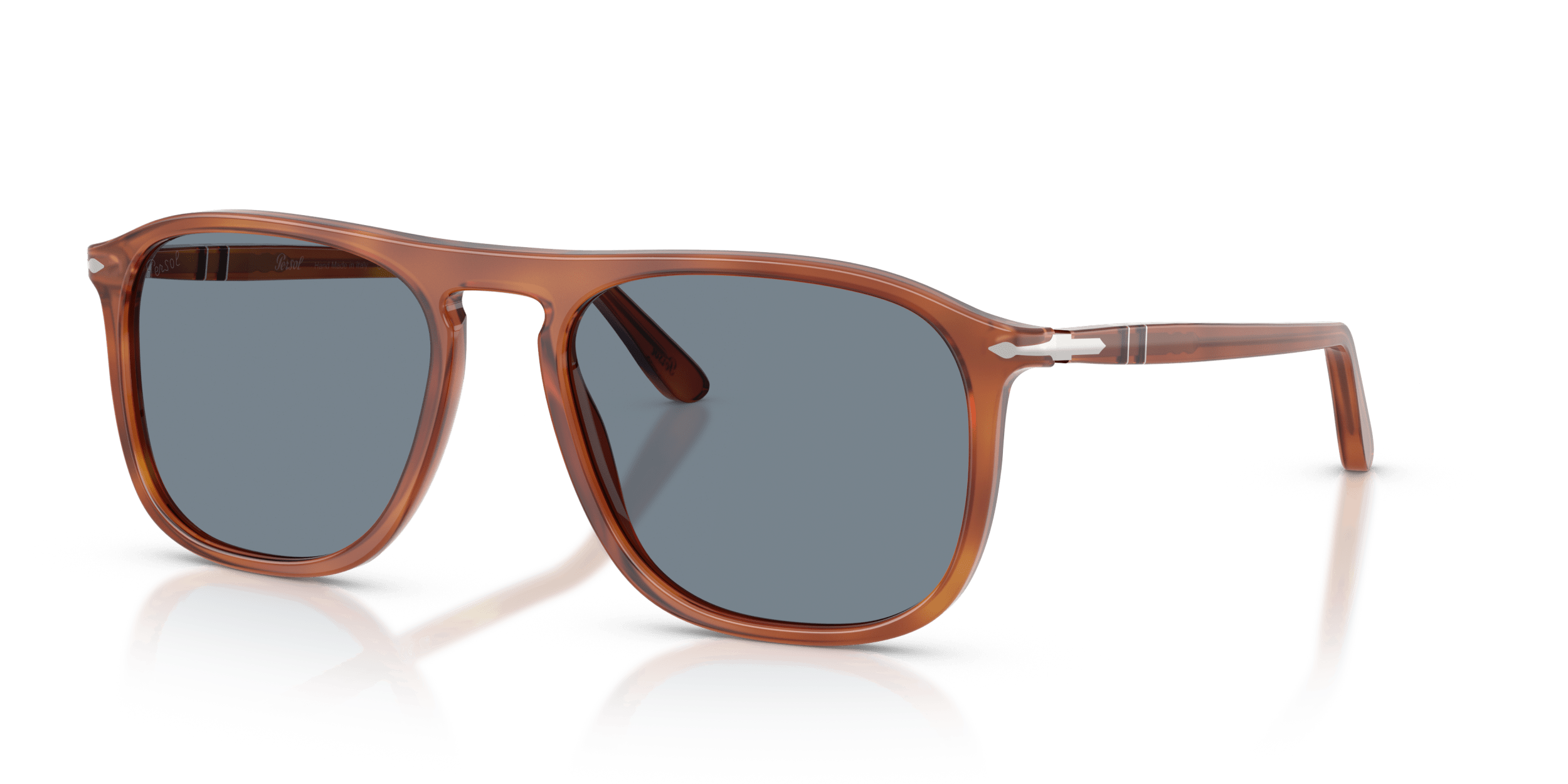 PO3392S PERSOL بني/أزرق M