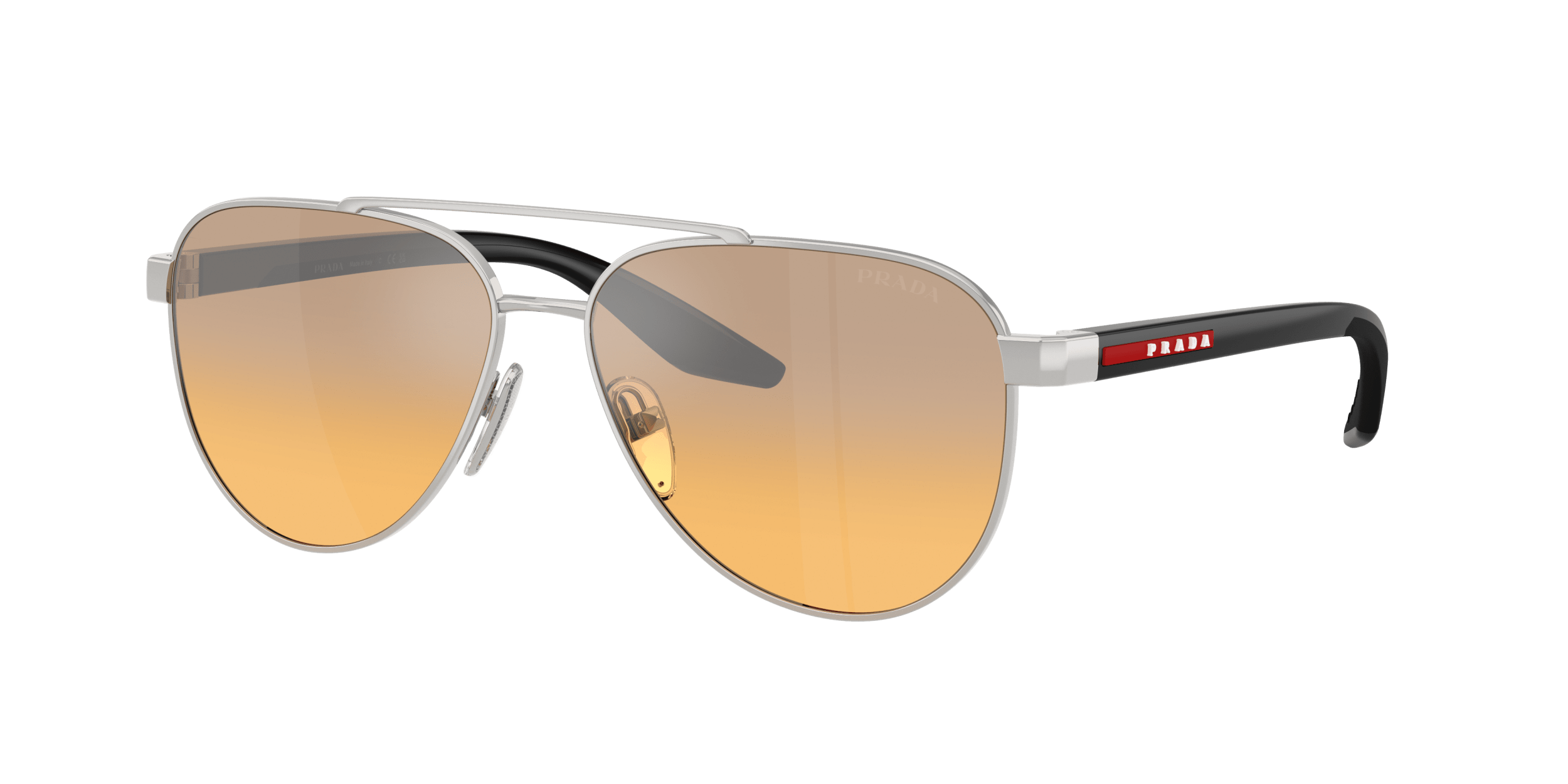 PS A52S PRADA LINEA ROSSA فضي/رمادي متدرج XL