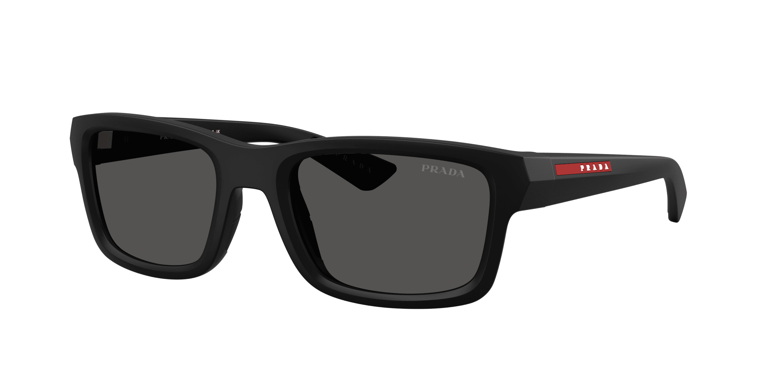 PS B10S PRADA LINEA ROSSA أسود غير لامع/رمادي داكن XL