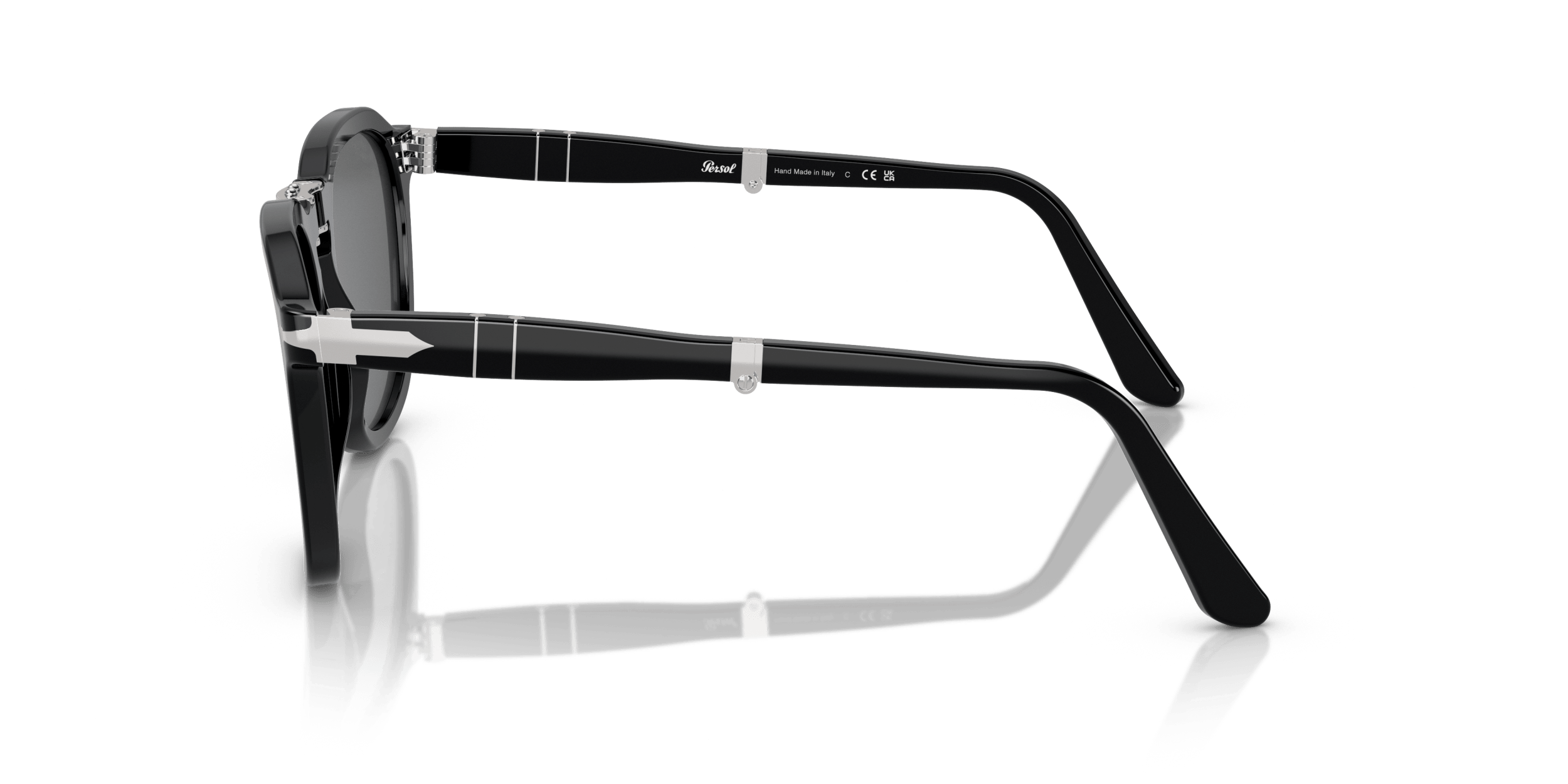 PO3345S PERSOL أسود/رمادي L