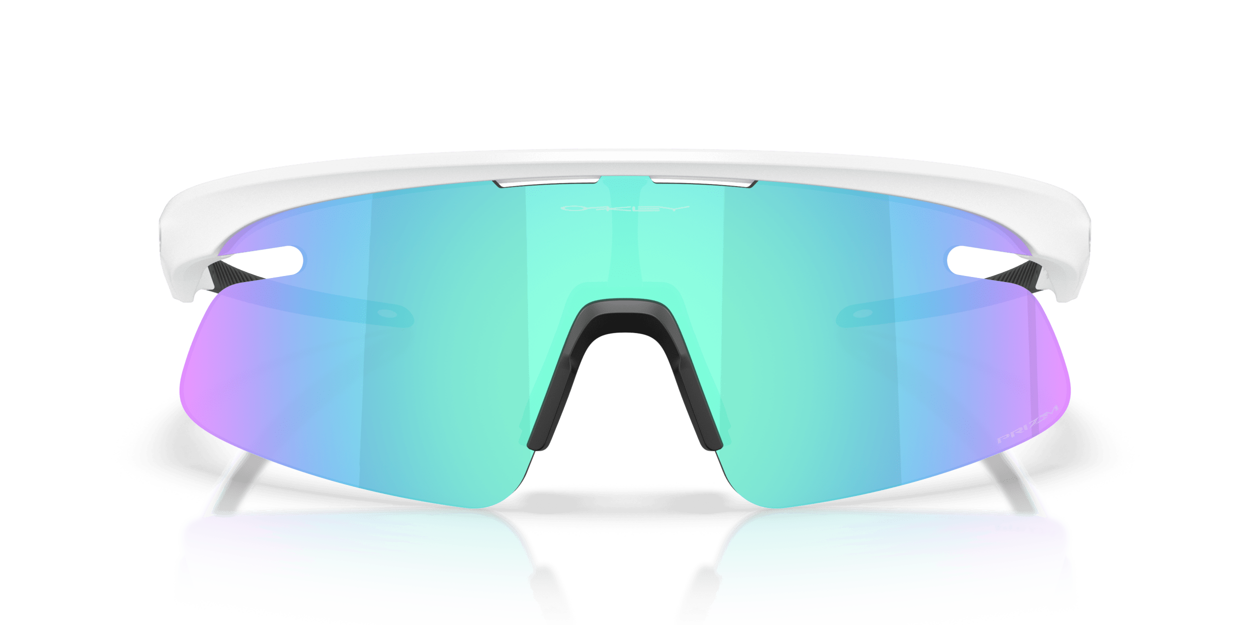 RSLV Lite OAKLEY أبيض غير لامع/بريزم ياقوتي XXL