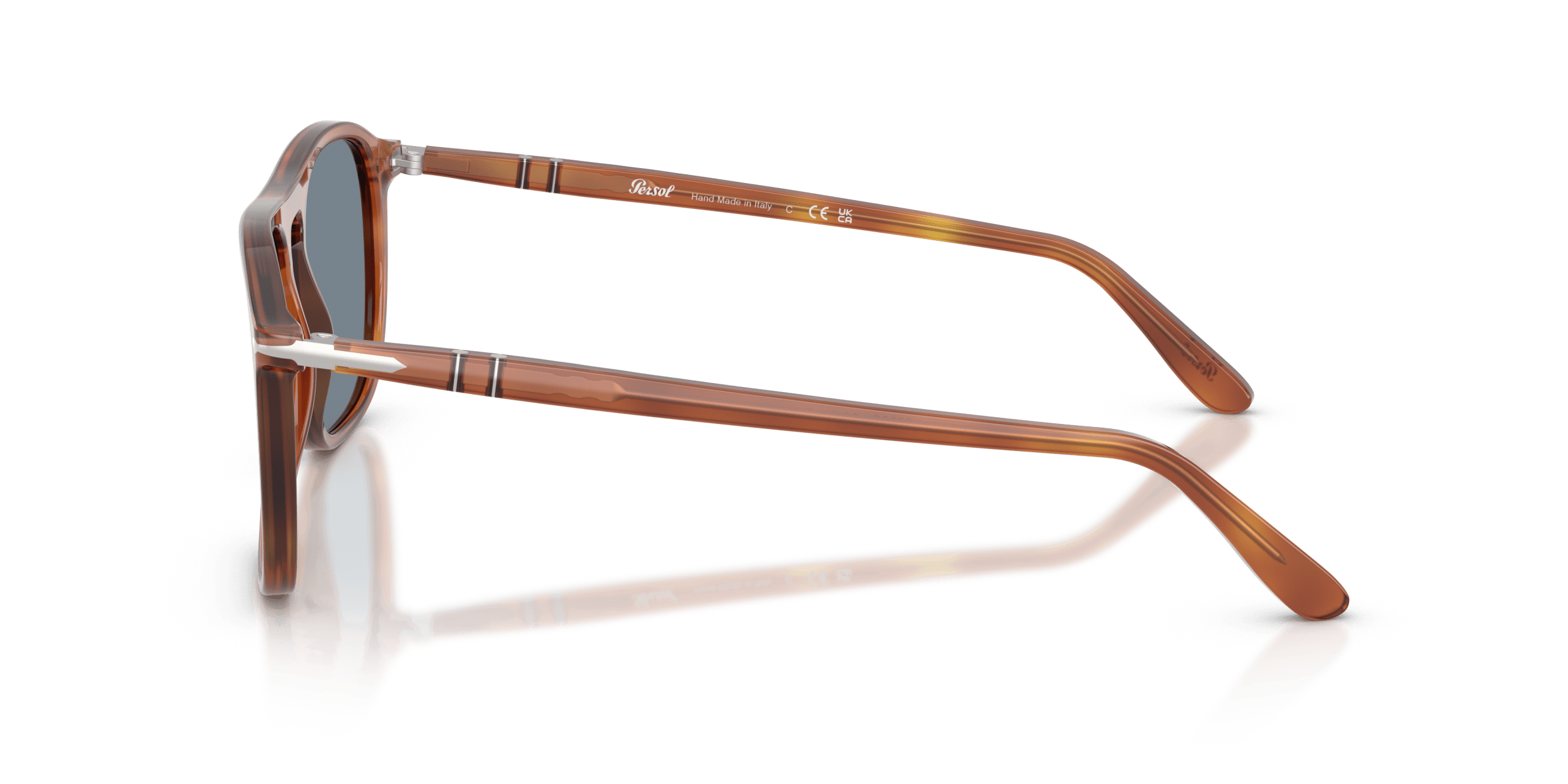 PO3392S PERSOL بني/أزرق M