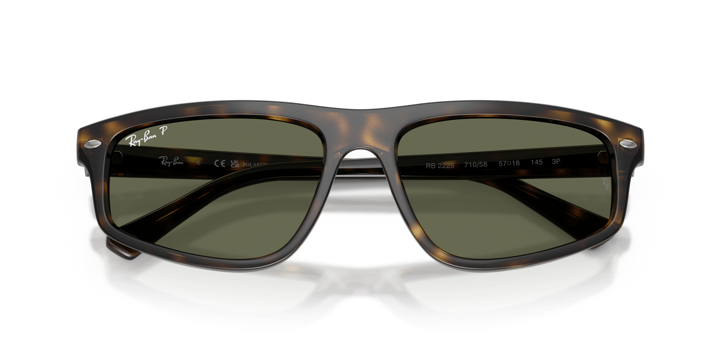 RB2225 RAY-BAN Tortoise/Green L
