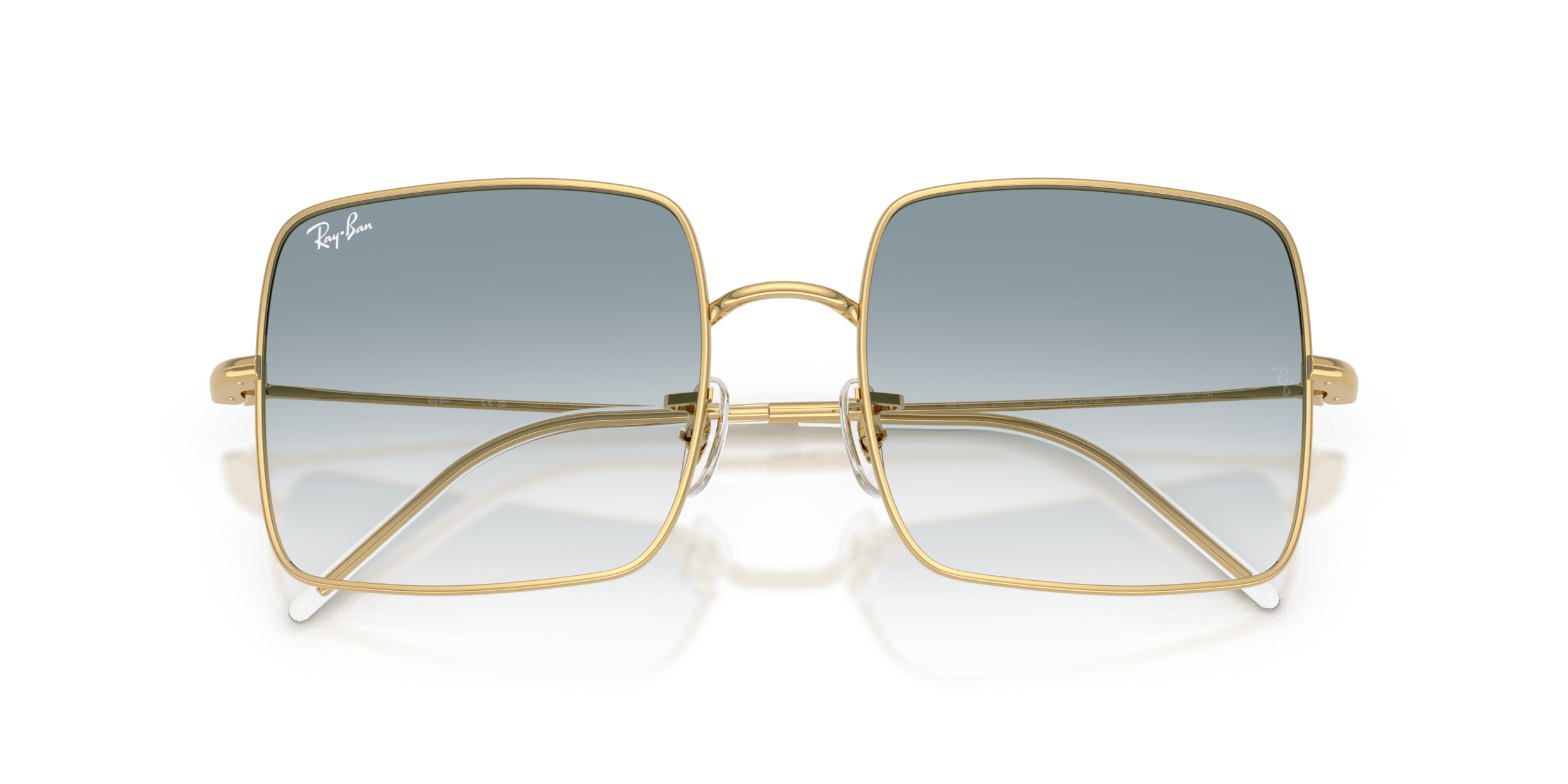 Square 1971 RAY-BAN Gold/Blue L