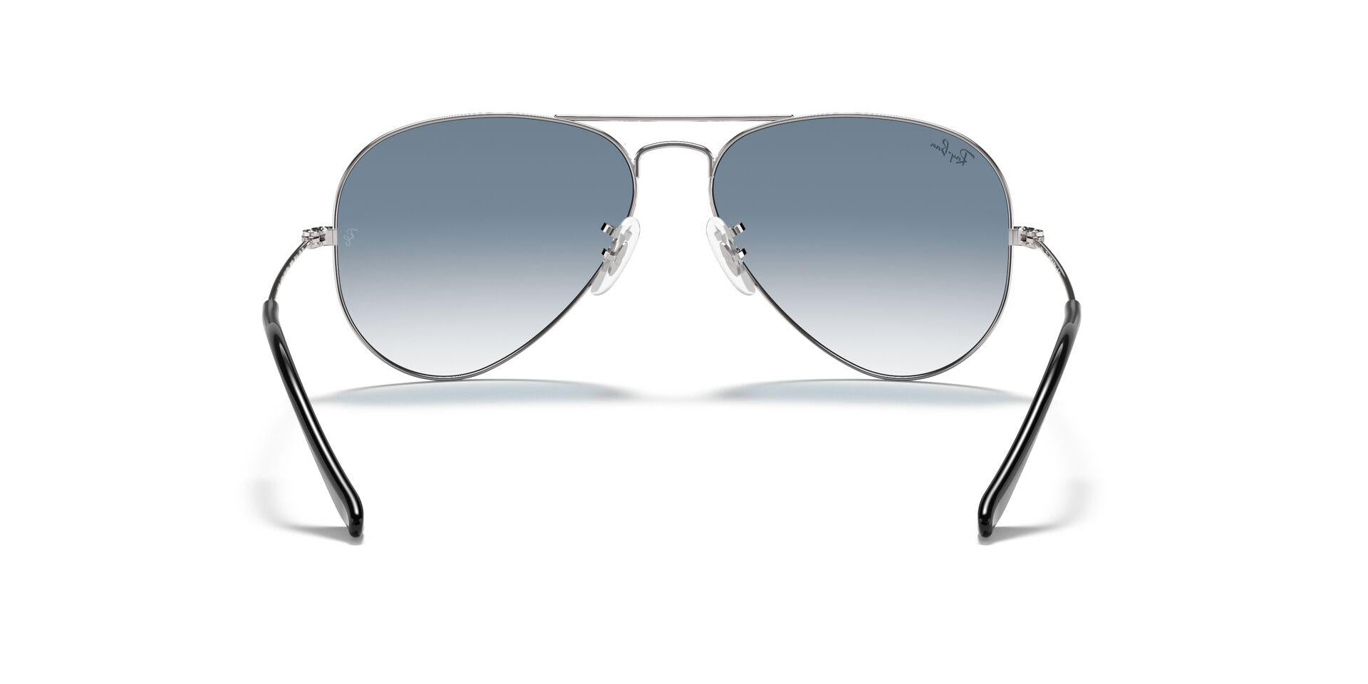 RB3025 فضي/أزرق فاتح متدرج XXL