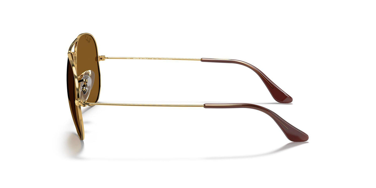 RB3025 ذهبي/بني/مستقطب مقاس XL