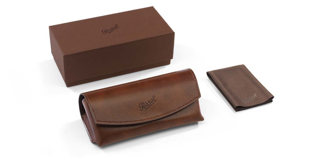 PO3347S Adrien Transitions Persol Black/Grey XL