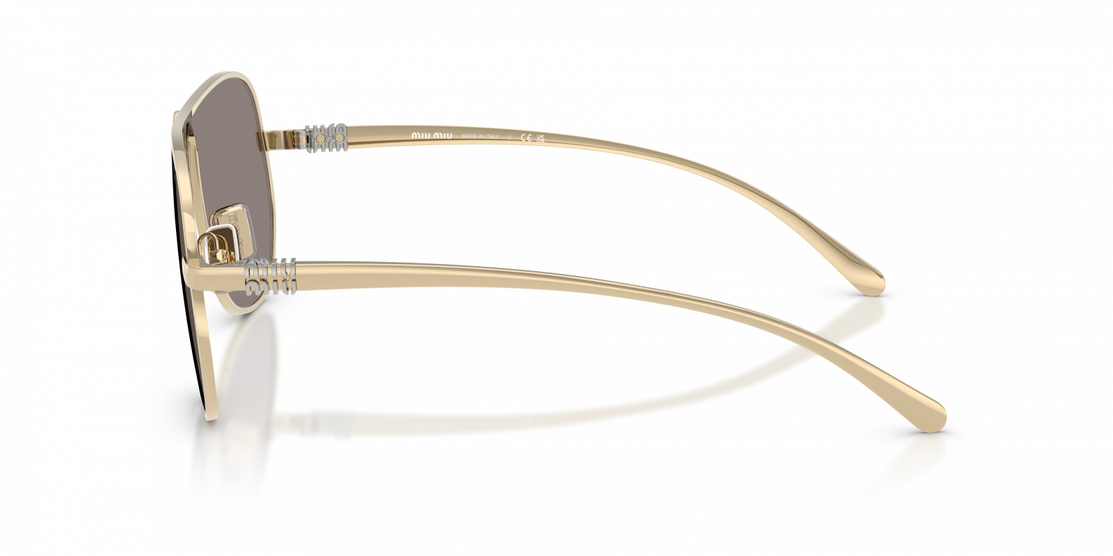 MU A56S Miu Miu Pale Gold/Dark Grey