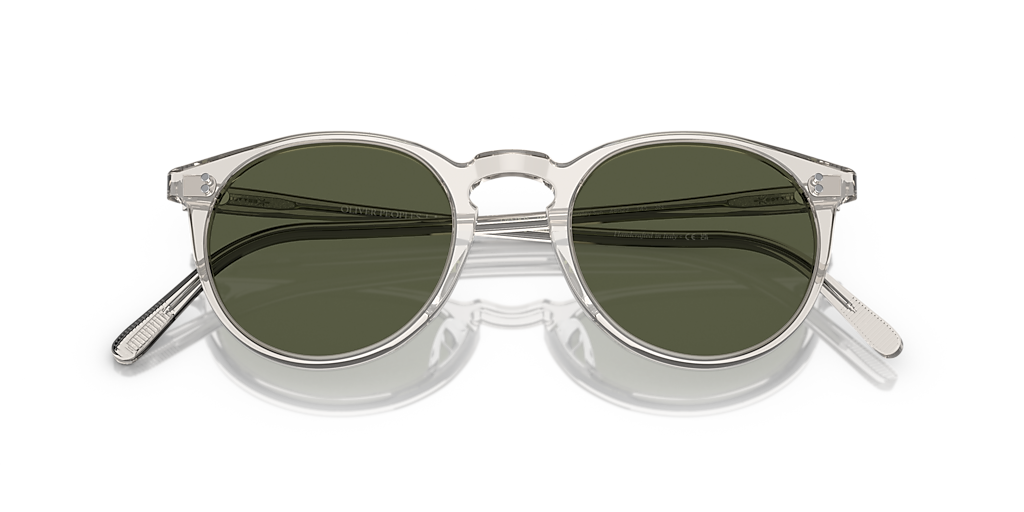 OV5183S O'Malley Sun Oliver Peoples رمادي/أخضر مقاس XS