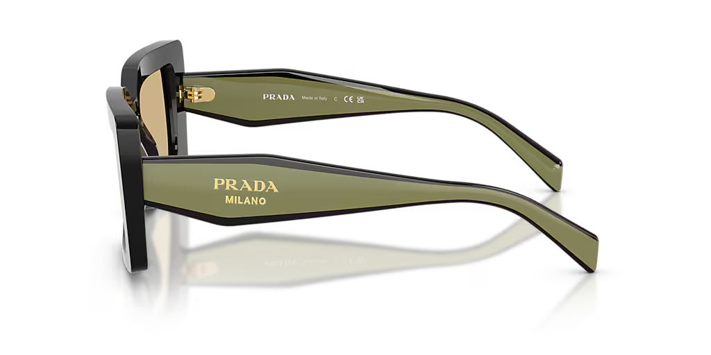 PR D01S PRADA Black/Yellow M