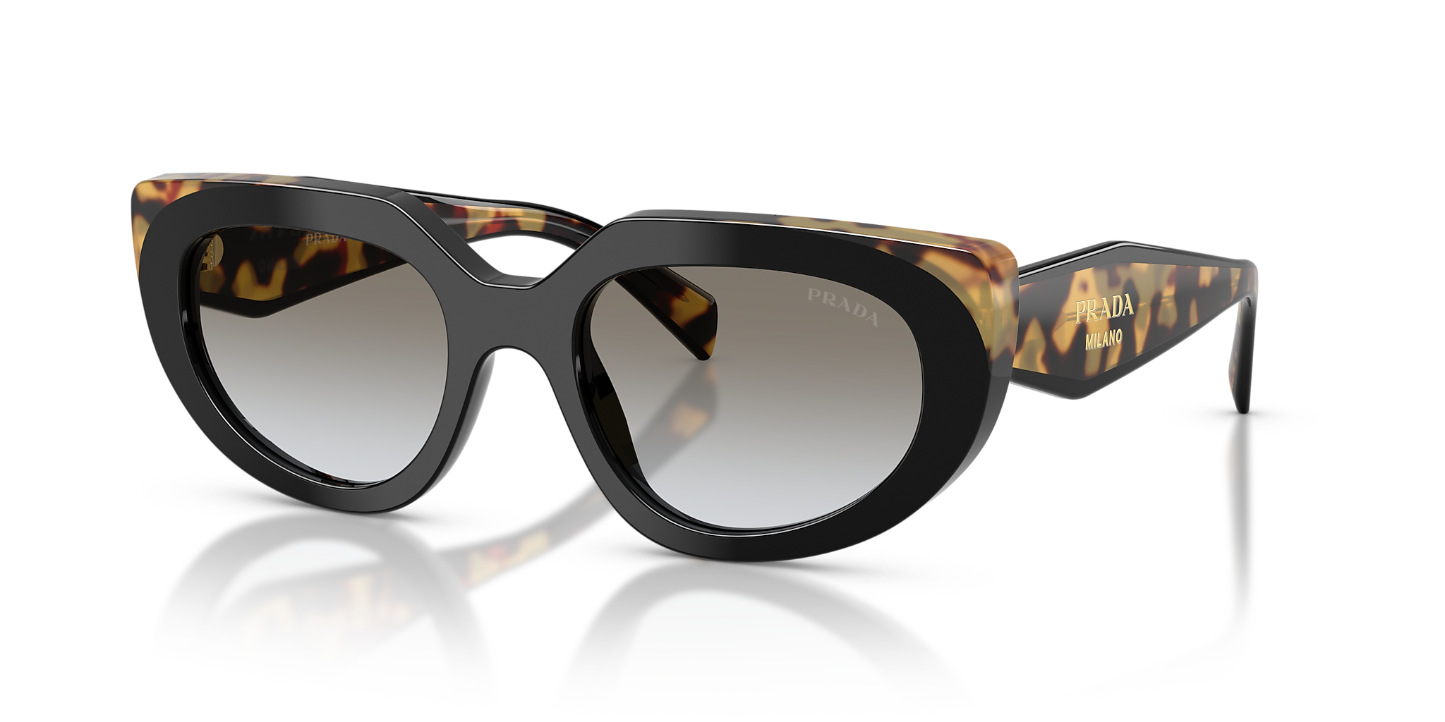 PR D02S Prada Black/Grey M