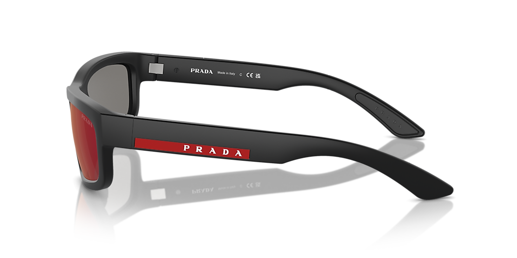 PS 05ZS Prada Linea Rossa أسود/رمادي مقاس XL
