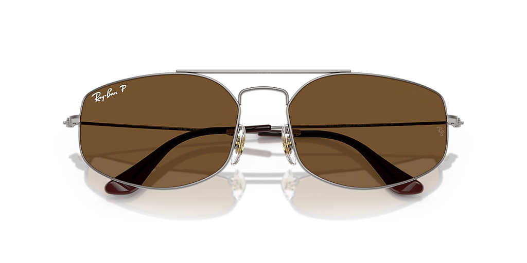 RB3845 Explorer V Ray-Ban Silver/Brown XL