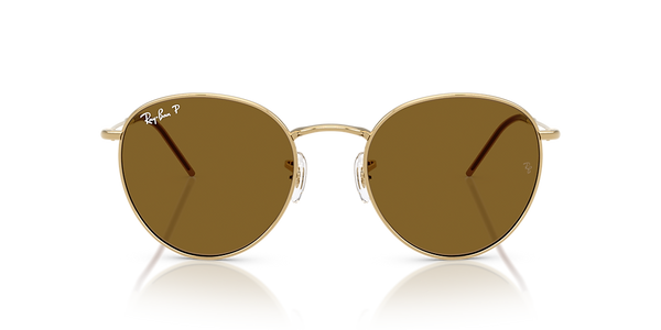 RBR0103S Round Reverse Ray-Ban Gold/Brown XL