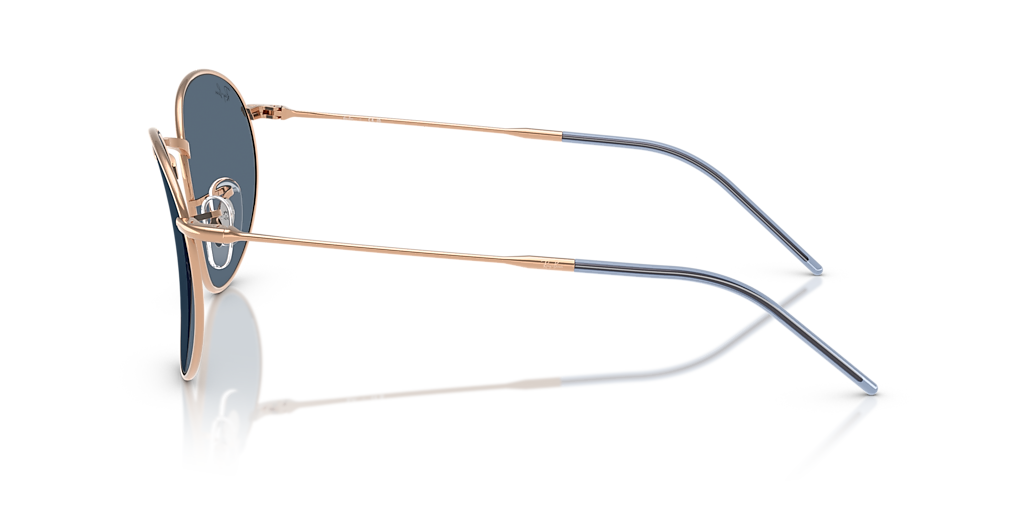 RBR0103S Round Reverse Ray-Ban Gold/Blue L