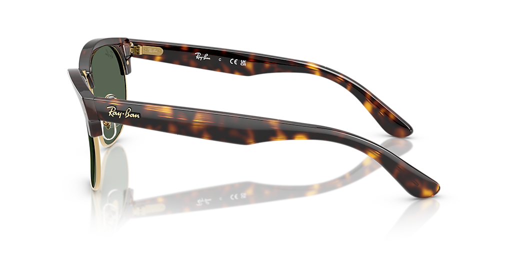 RBR0504S Clubmaster Reverse Ray-Ban Tortoise/Green L