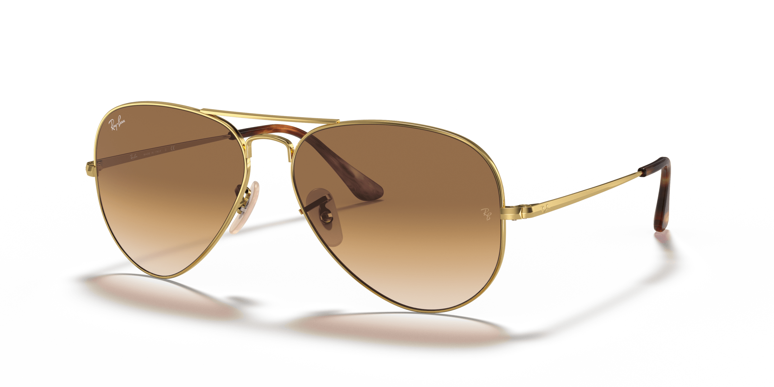 Aviator RAY-BAN Gold/Brown L