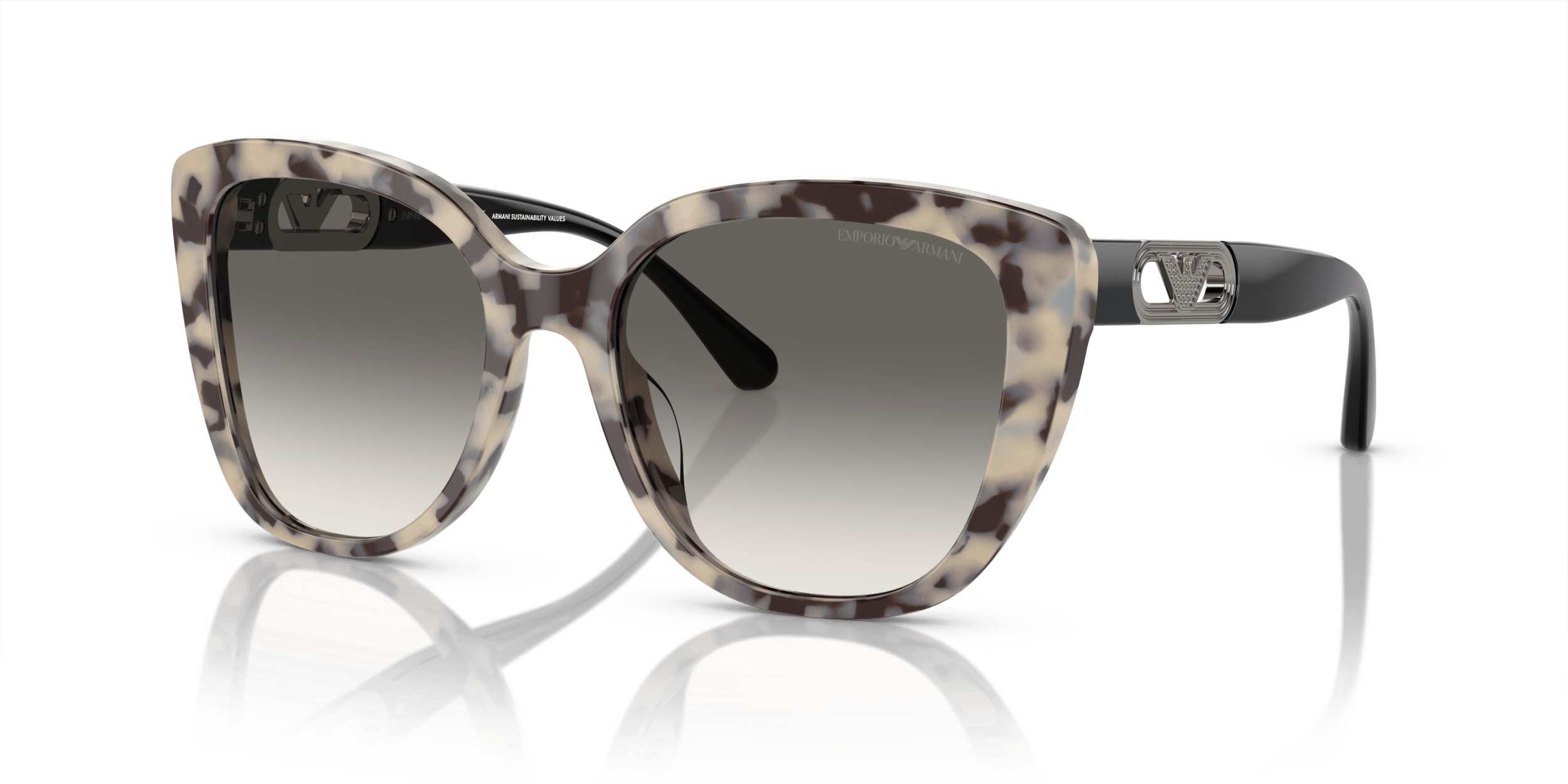 EA4214U Emporio Armani Brown/Grey S