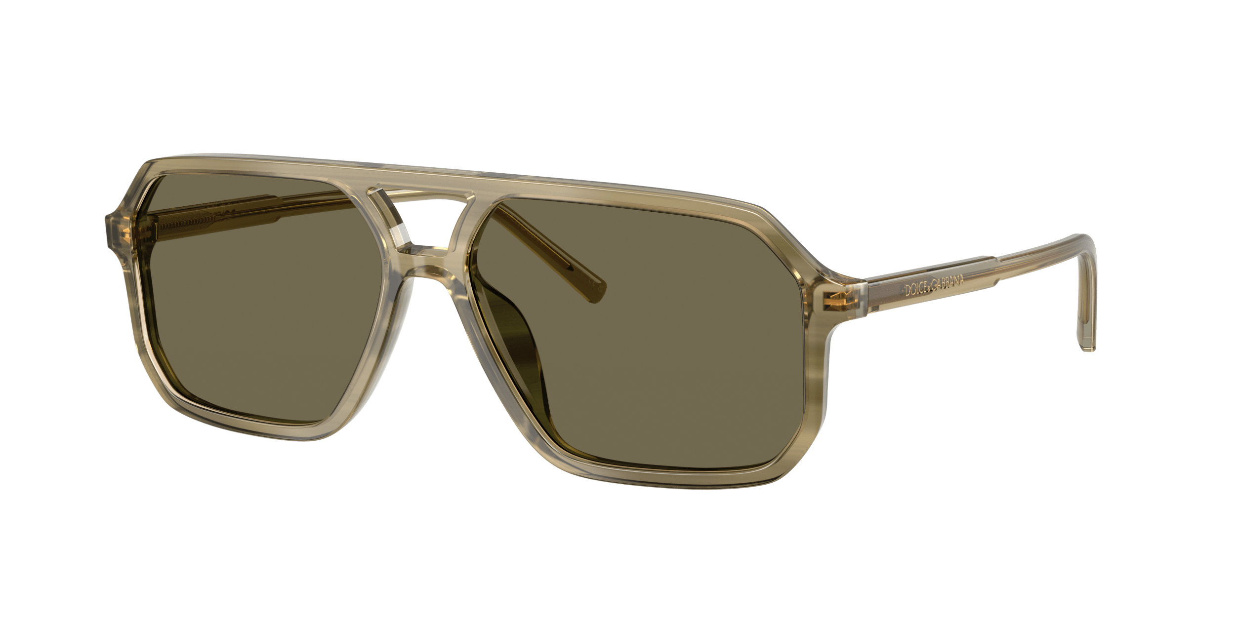 DG4541 DOLCE & GABBANA Green On Striped Green/Brown XL