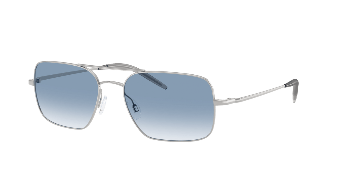 OV1373S Victory II OLIVER PEOPLES Silver/Ocean Gradient L