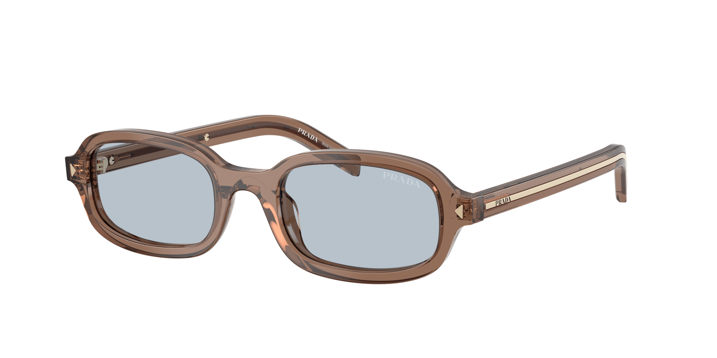 PR D06S PRADA Transparent Clay/Blue/Grey XS