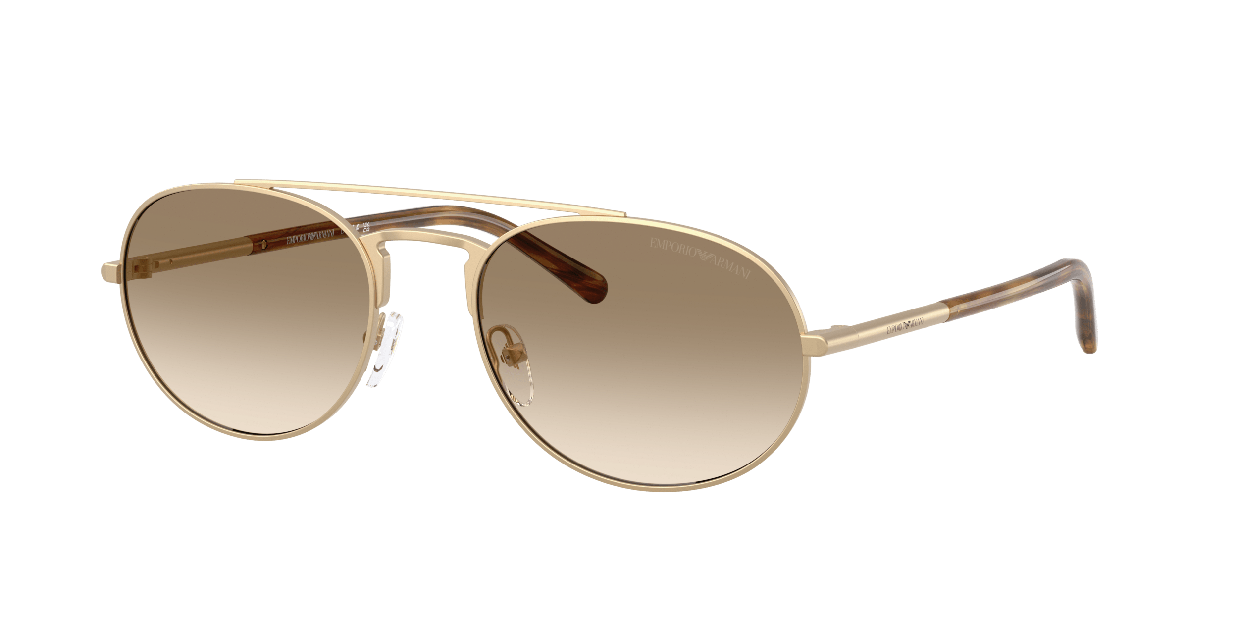 EA2171 Emporio Armani Matte Pale Gold/Yellow Gradient Brown XL