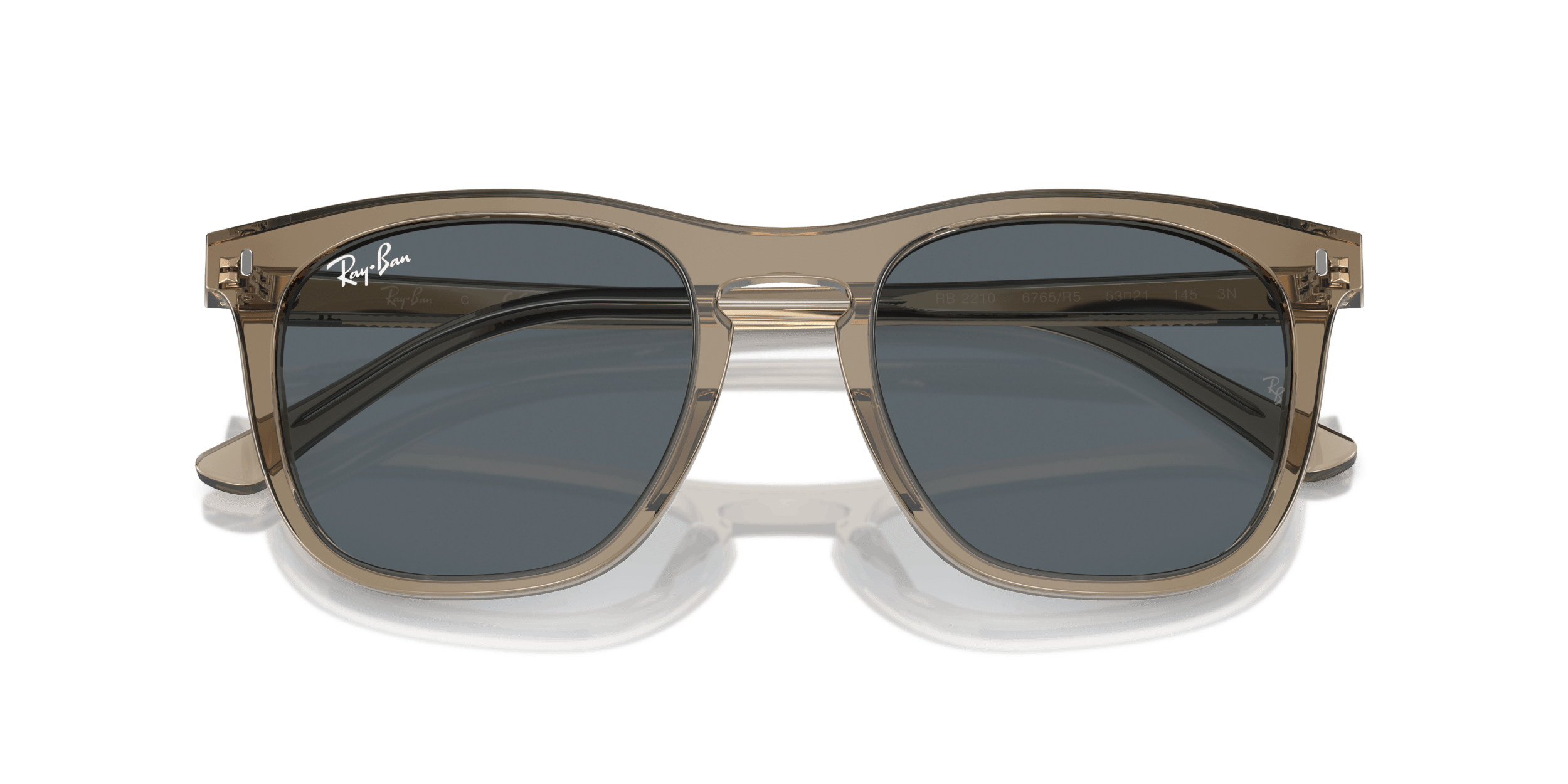 RB2210 RAY-BAN بني/أزرق L