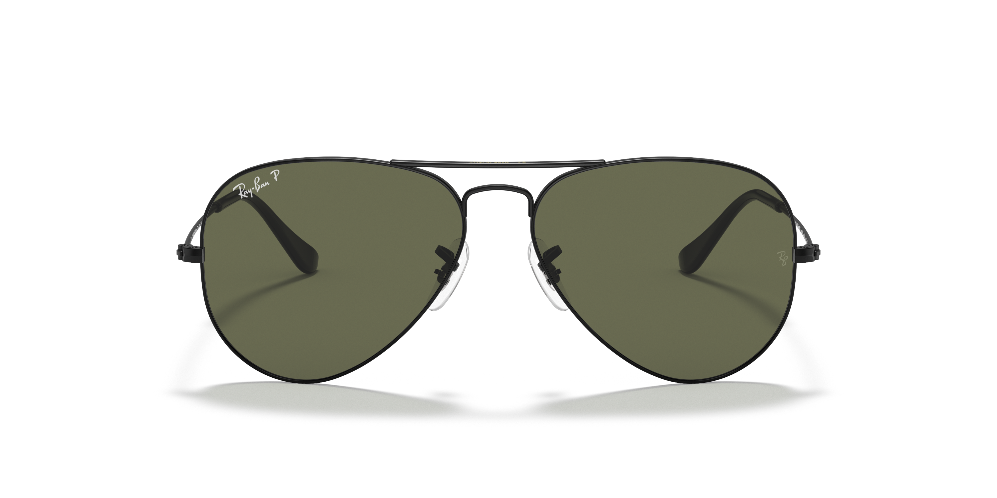RB3025 Black/Polarized Green Classic G-15/Polarized STD