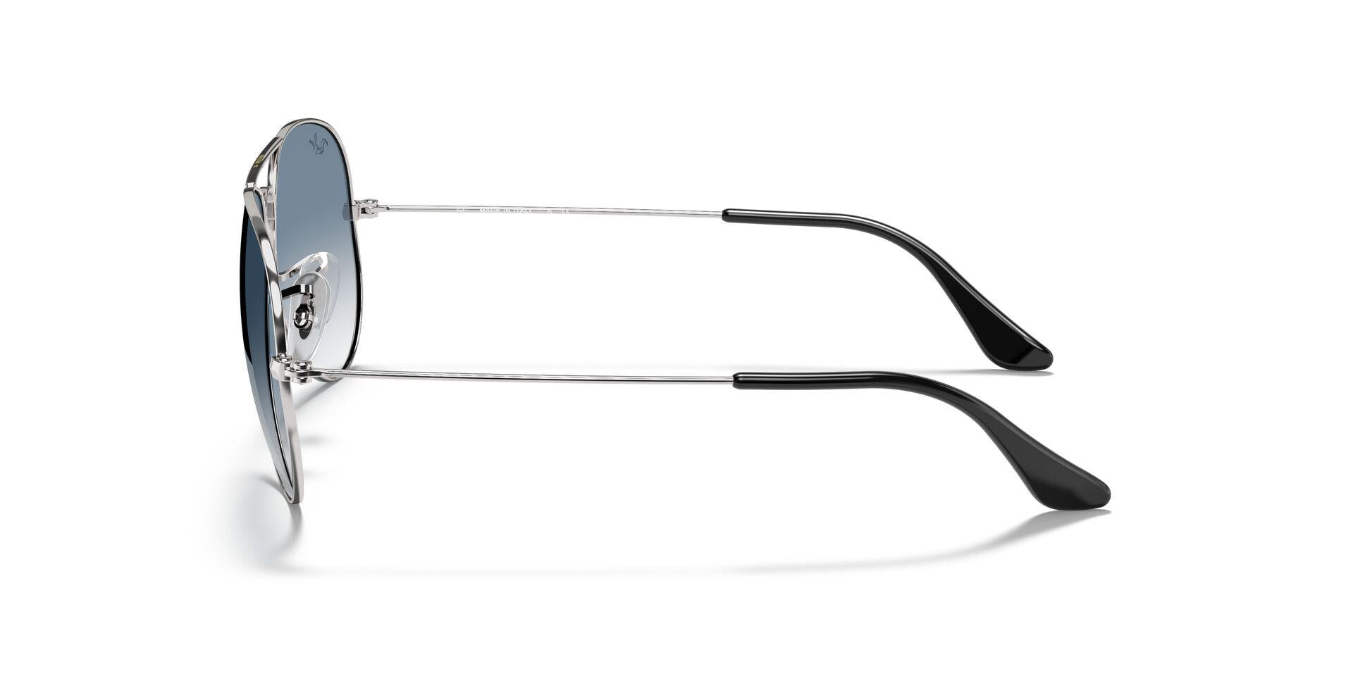 RB3025 فضي/أزرق فاتح متدرج XXL