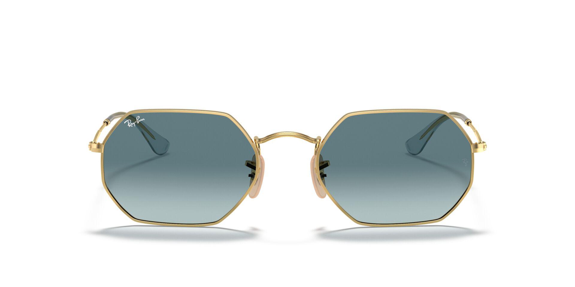 RB3556N Gold/Blue Gradient L