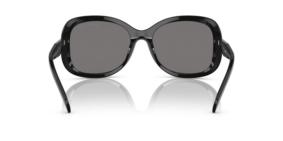 PR 04ZS Black/Polar Dark Grey/Polarized L