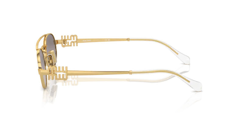 MU 54ZS ميو ميو ذهبي/رمادي مقاس متوسط