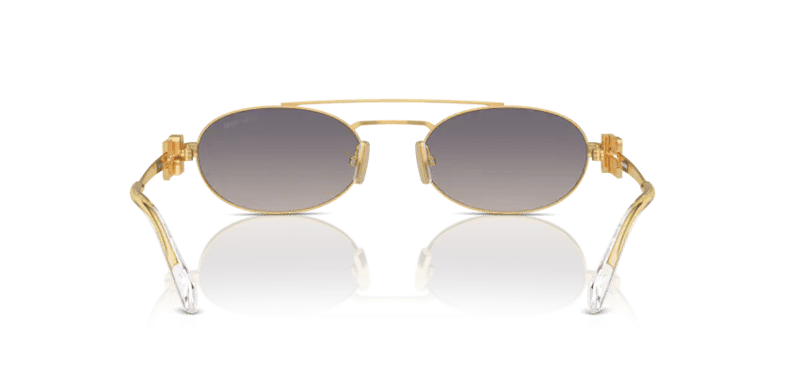 MU 54ZS ميو ميو ذهبي/رمادي مقاس متوسط